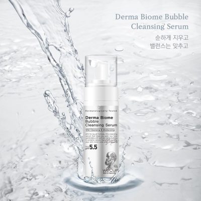 SỮA RỬA MẶT TẠO BỌT  DỊU NHẸ WECURE DERMA BIOME BUBBLE CLEANSING SERUM